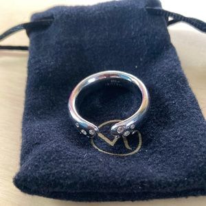 Mejuri marshmallow open ring-sz 8